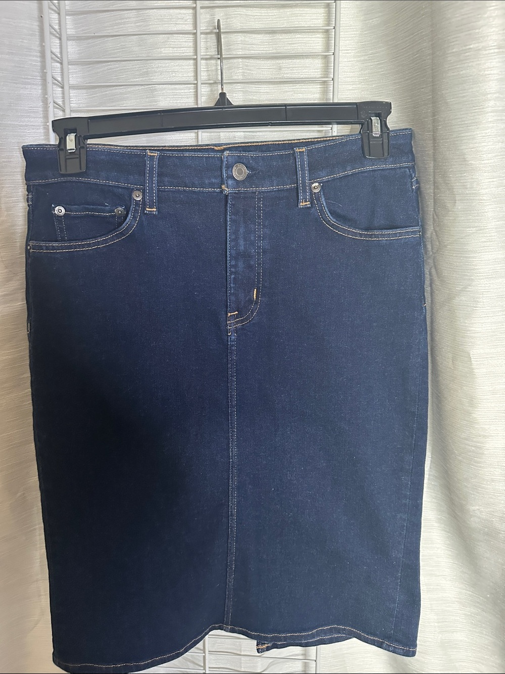 Ralph Lauren Dark Blue Denim Pencil Skirt